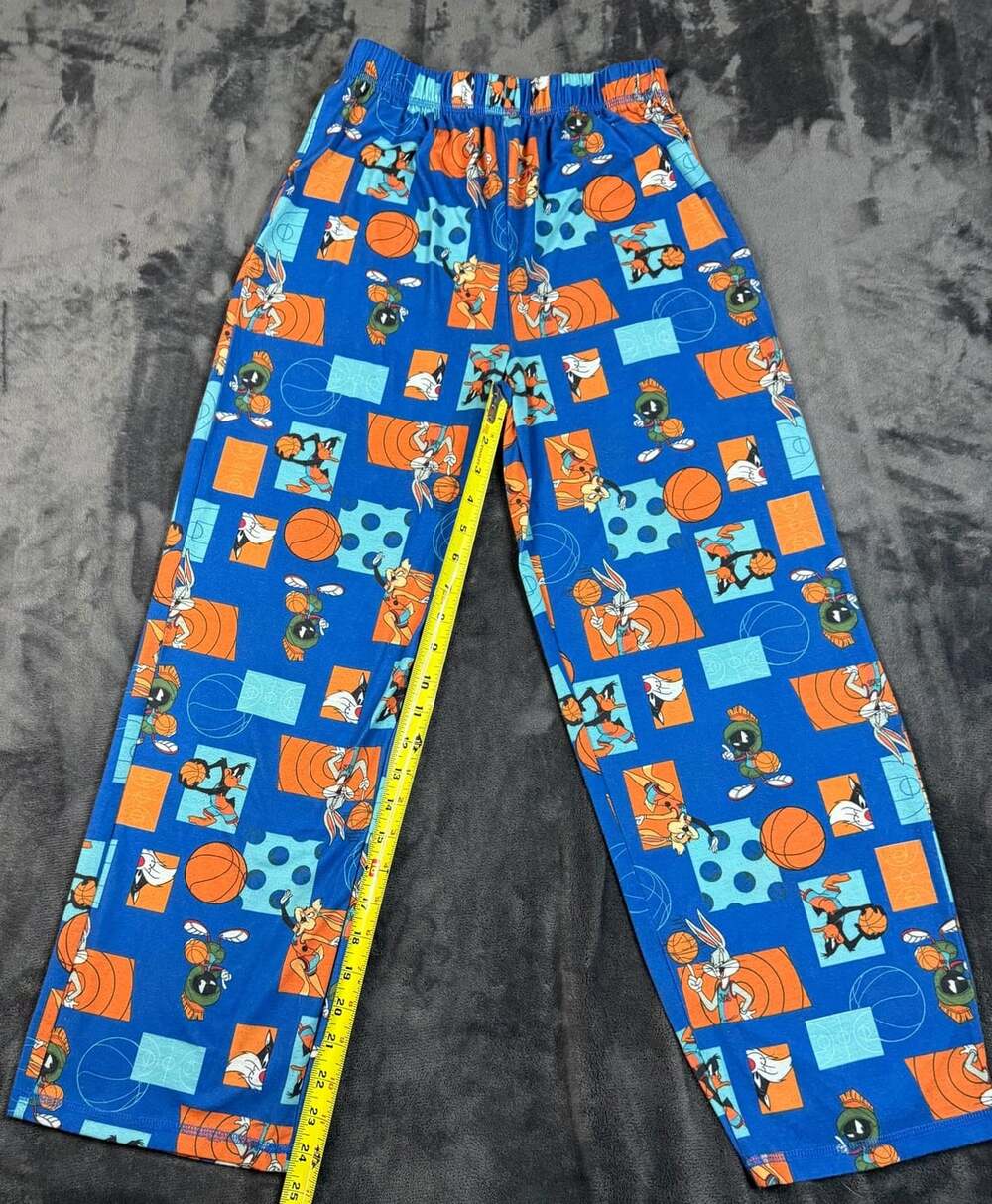 Kids Space Jam A New Legacy Pajama Pants Size XL 14/16 Blue Tune Squad#276